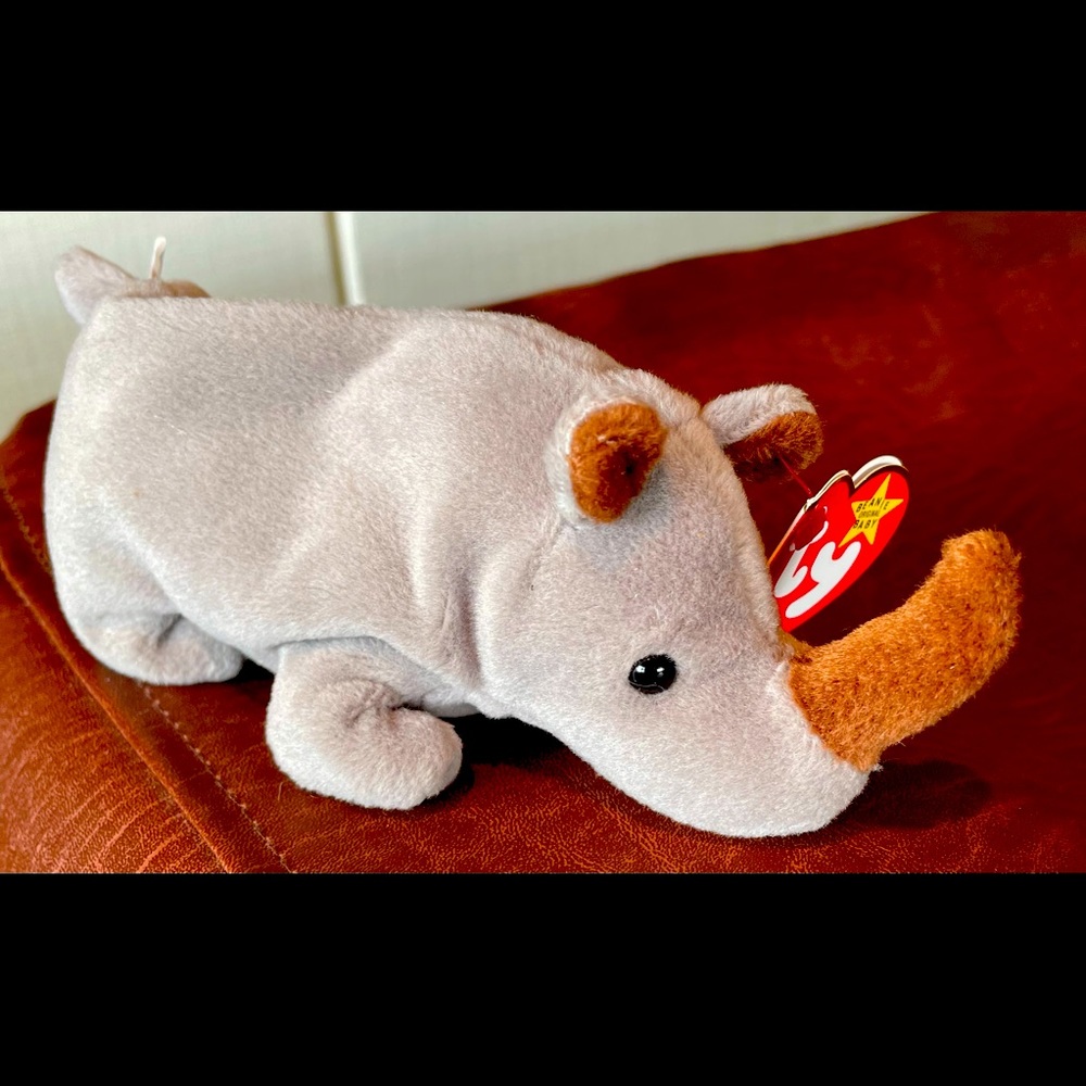 Spike the Rhino Beanie Baby